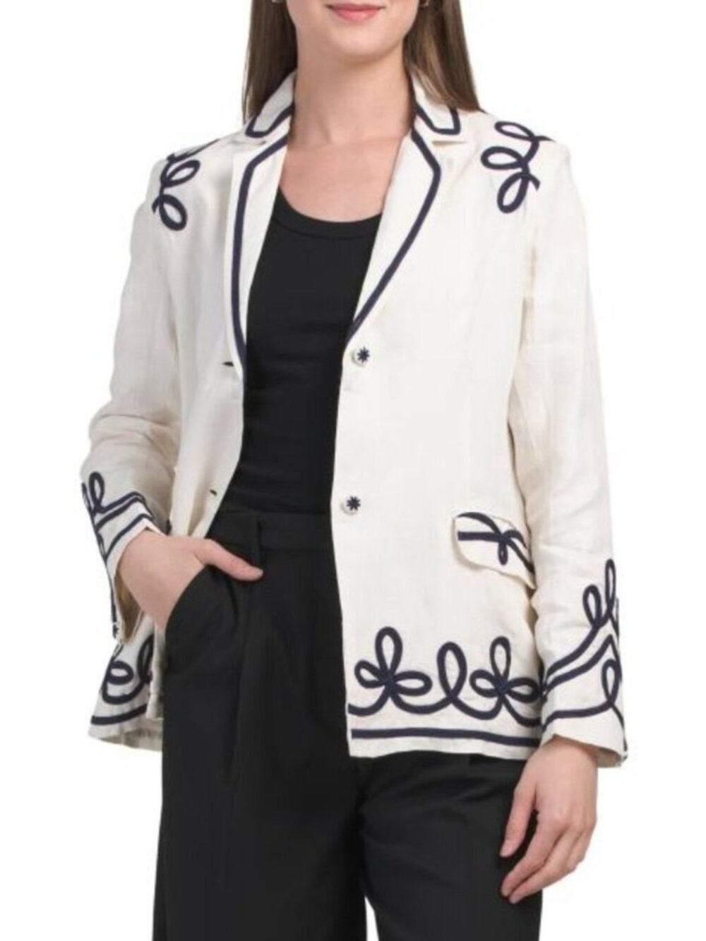 CAROLINA K Linen Vera Blazer